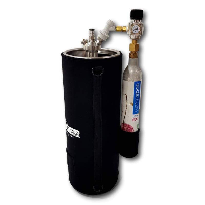 Mini Keg Cooler Sleeve | Neoprene with Shoulder Strap – iKegger | Mini keg systems, homebrew gear, cocktails on tap, and beer growlers