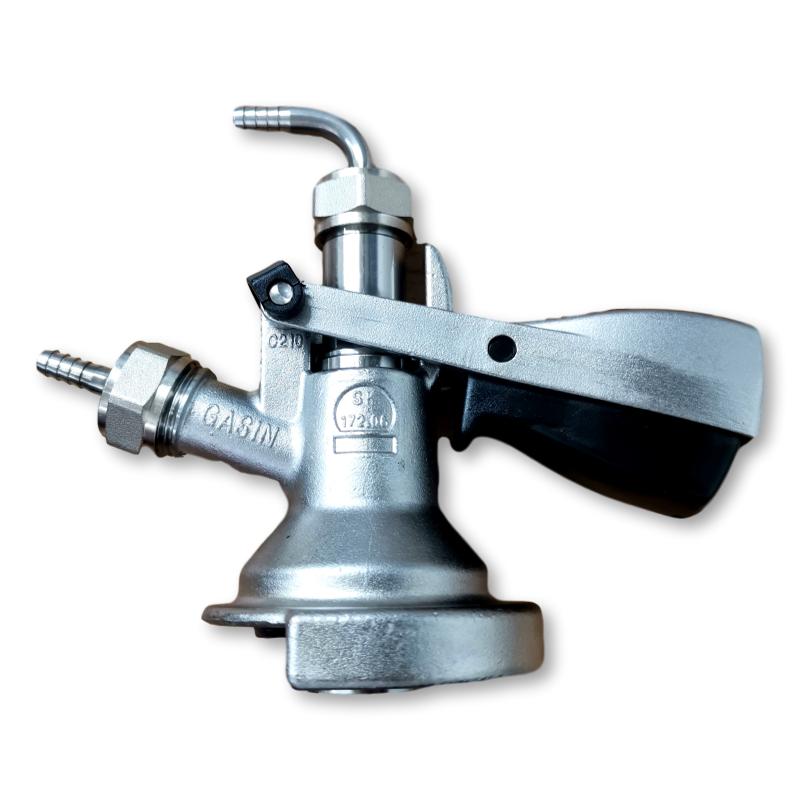 a type coupler with barb fittings