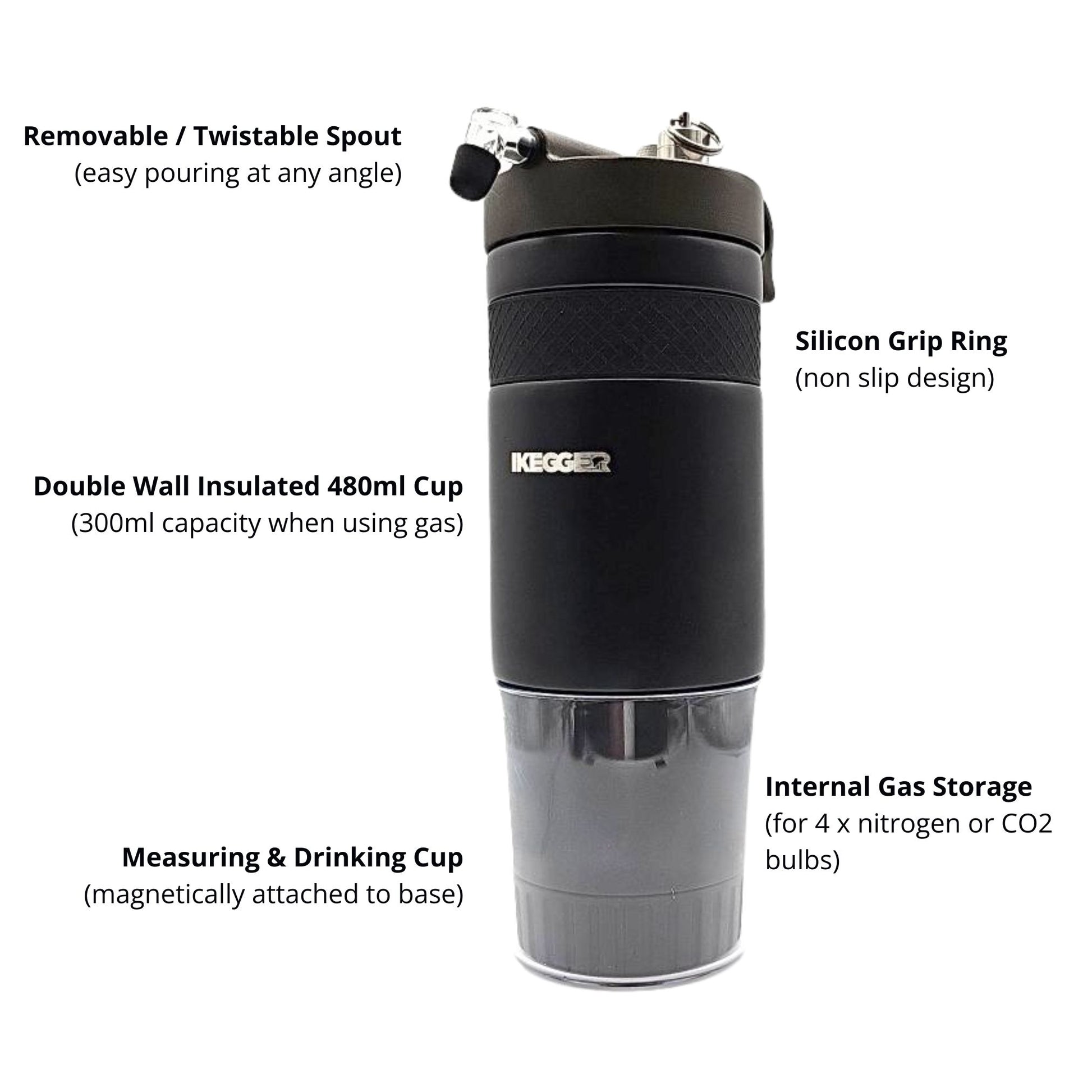 The N2Go | Instant Nitro Coffee & Cocktail Maker – iKegger | Mini keg systems, homebrew gear, cocktails on tap, and beer growlers