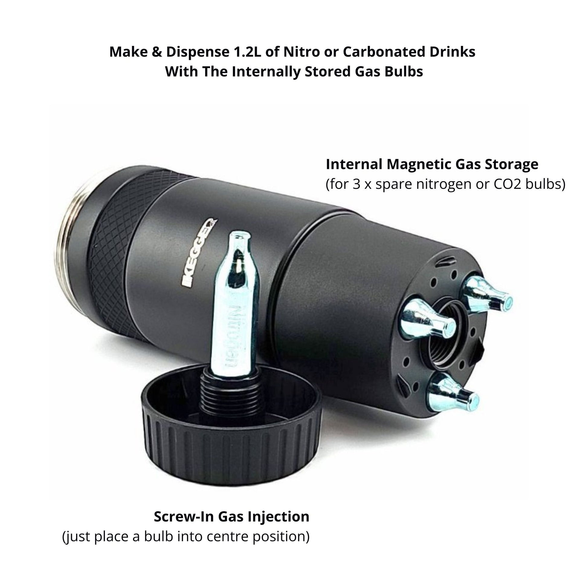 The N2Go | Instant Nitro Coffee & Cocktail Maker – iKegger | Mini keg systems, homebrew gear, cocktails on tap, and beer growlers