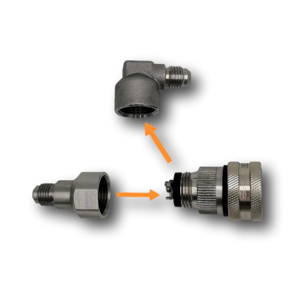 Ball Lock Disconnect | Steel MFL Thread | Black   Liquid – iKegger | Mini keg systems, homebrew gear, cocktails on tap, and beer growlers