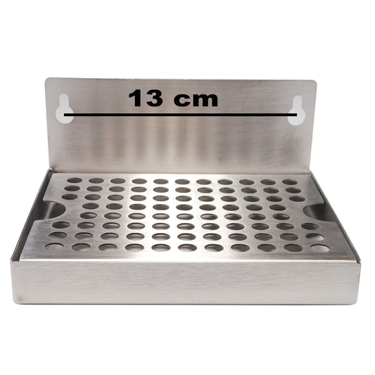 Drip Tray | Mounted | 15cm Single Tap | Stainless - iKegger | Mini Keg & Beer Growler System