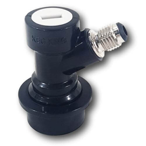 Ball Lock Disconnect | MFL Thread Black | Liquid - iKegger | Mini Keg & Beer Growler System