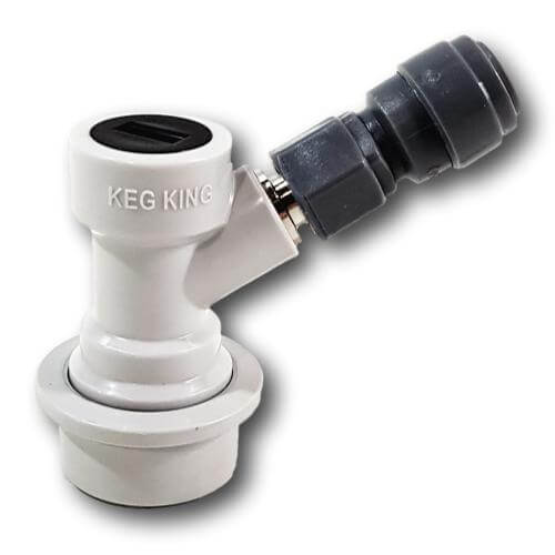 Ball Lock Disconnect | MFL Thread White | Gas – iKegger | Mini keg systems, homebrew gear, cocktails on tap, and beer growlers