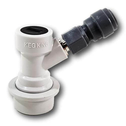 Ball Lock Disconnect | MFL Thread White | Gas – iKegger | Mini keg systems, homebrew gear, cocktails on tap, and beer growlers