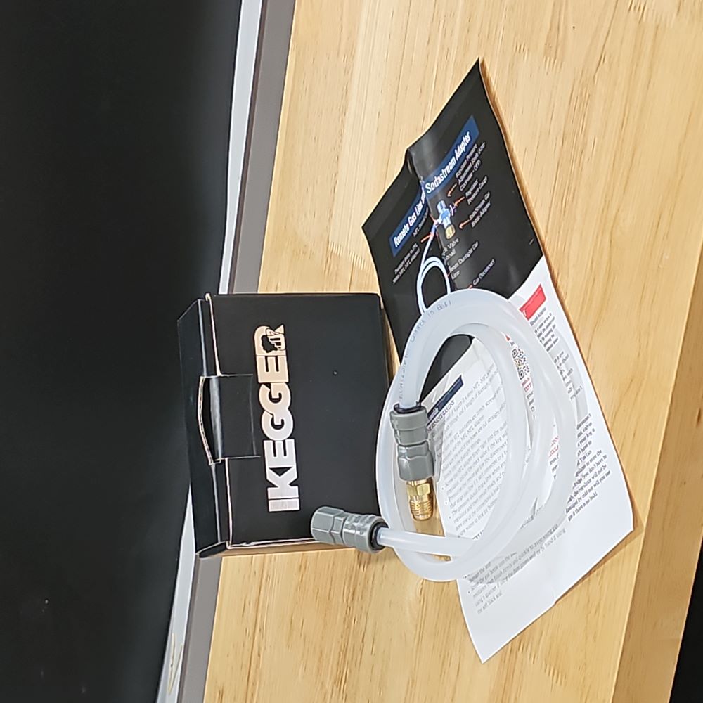 Remote Gas Line | Between Gas Regulator & Keg | iKegger 2.0 Add On - iKegger | Mini Keg & Beer Growler System