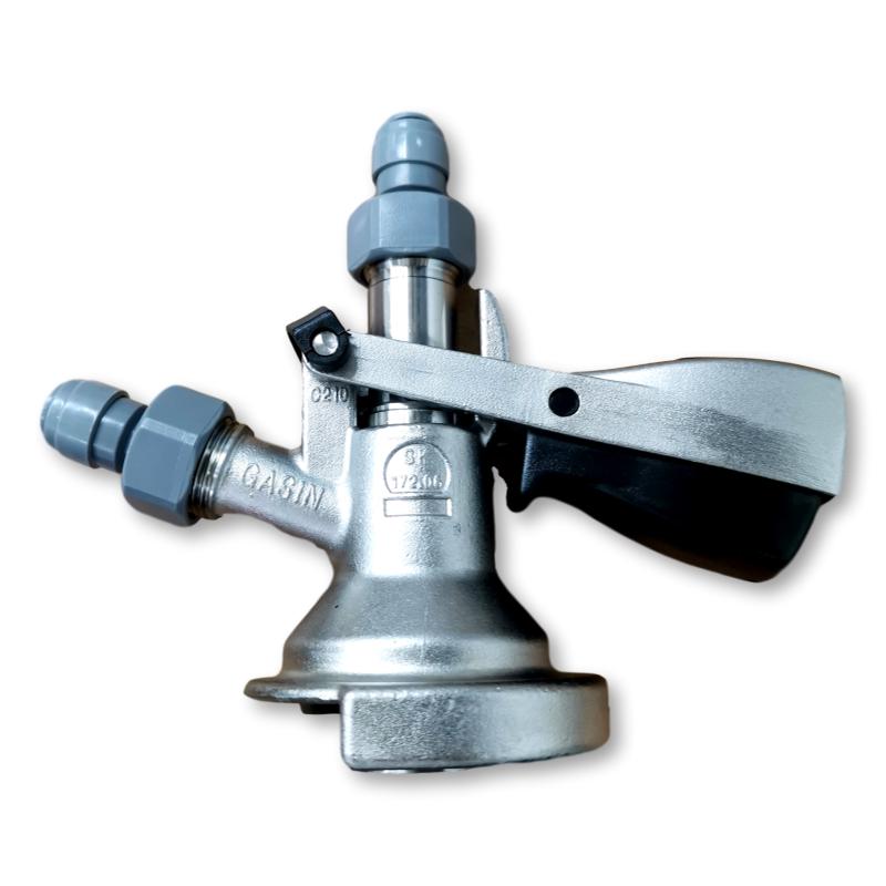 a type coupler with push fittings