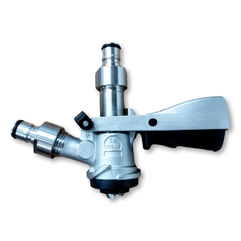 d type coupler with ball lock posts