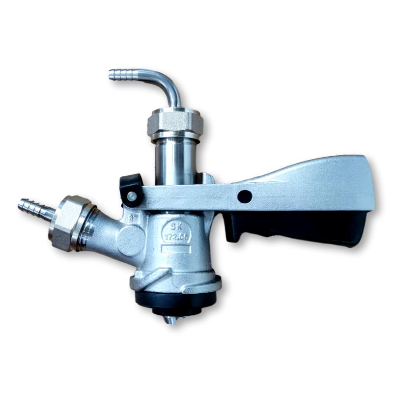 d type coupler with barb fittings