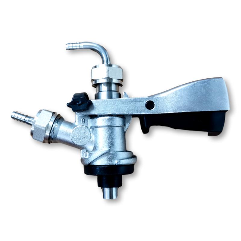 s type coupler with barb fittings